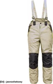 Odzież robocza - CERVA CREMORNE spodnie zimowe - męskie zimowe spodnie z odpinanymi szelkami, 100% poliester - jasnooliwkowy 4XL - miniaturka - grafika 1