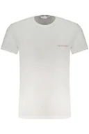 Koszulki męskie - T-SHIRT MĘSKI Z KRÓTKIM RĘKAWEM TRUSSARDI BIAŁY - miniaturka - grafika 1