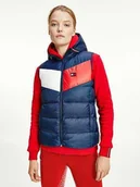 Kamizelki jeździeckie - Tommy Hilfiger Equestrian Kamizelka damska DOWN VEST TH STYLE - desert sky - miniaturka - grafika 1