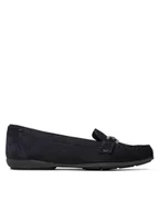 Mokasyny damskie - Geox Mokasyny D Annytah Moc A D84BMA 00032 C4007 Czarny - miniaturka - grafika 1