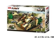 Klocki - KLOCKI SLUBAN WWII Czołg niemiecki Stug III 524 - B0858 - miniaturka - grafika 1