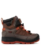 Buty trekkingowe dziecięce - Keen Trekkingi Redwood Mid Wp 1023884 Brązowy - miniaturka - grafika 1