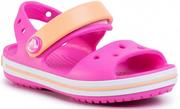 Moda i Uroda OUTLET - Crocs Crocband Sandal Kids 12856-6QZ, dla dzieci, sandały sportowe, Różowy - miniaturka - grafika 1