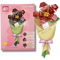 Klocki - Kapok Klocki Zestaw Bukiet Ozdoba Kwiat Kwiatki Dla Mamy Prezent Dla Kobiet - miniaturka - grafika 1