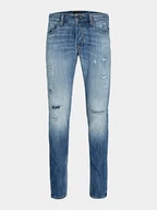 Spodnie męskie - Jack & Jones Jeansy Glenn 12253296 Niebieski Slim Fit - miniaturka - grafika 1