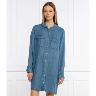 Superdry Sukienka TENCEL - Sukienki - miniaturka - grafika 1