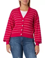 Swetry damskie - FENIA Damski kardigan 11025361-FE02, różowy, XL/XXL, Rosa, XL-XXL - miniaturka - grafika 1
