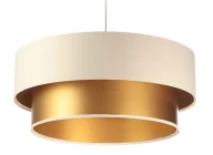 Lampy stojące - Złoto-kremowa lampa wisząca glamour - 3S S419 Naxin - miniaturka - grafika 1