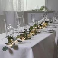 Lampy pozostałe - Zielona dekoracja świetlna LED Star Trading Eucalyptus, dł. 1,8 m - miniaturka - grafika 1