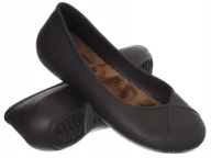 Baleriny - BALERINY DAMSKIE - CROCS - OLIVIA II LINED FLAT 203428-206 BRĄZOWY 34-35 - miniaturka - grafika 1