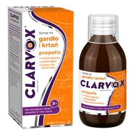 Przeziębienie i grypa - Clarvox Syrop na gardło i krtań dla dorosłych i dzieci od 3 lat, propolis, 200 ml - miniaturka - grafika 1