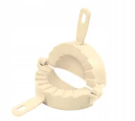 Formy do ciast - FORMA DO PIEROGÓW 12 cm PIEROGOWNICA beżowy - miniaturka - grafika 1