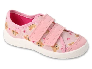 Trampki Dziewczęce buty kapcie na rzep tenisówki BEFADO 772x018 r 29 Misie - Buty dla dziewczynek - miniaturka - grafika 1