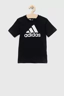 Komplety damskie - Adidas dres dziecięcy I 3S CB TS kolor czarny - adidas - miniaturka - grafika 1