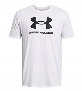Koszulka męska Under Armour Sportstyle Logo Update white/black M - Koszulki męskie - miniaturka - grafika 1
