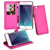 Etui i futerały do telefonów - Cadorabo PREMIUM ? Etui w stylu książki w formie portfela dla Apple Iphone 6 PLUS z funkcją podstawki w kolorze CHERRY-PINK - miniaturka - grafika 1