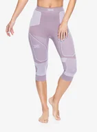 Kalesony - Legginsy termoaktywne damskie X-Bionic Energy Accumulator Light Pants 3/4 - lavender/arctic white - miniaturka - grafika 1