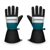 Rękawice narciarskie - Zimowe rękawice narciarskie Sporty zimowe Siroko MISTY Black - miniaturka - grafika 1