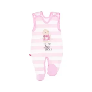 Śpioch Dziewczęcy Winter Róż 74 Cm Eevi Outlet - Śpiochy dla niemowląt - miniaturka - grafika 1