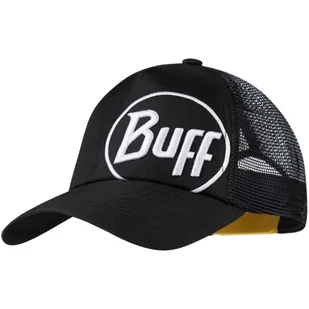 Czapka z daszkiem Buff Trucker Cap Logo Black - Czapki i chusty sportowe męskie - miniaturka - grafika 1