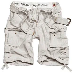 spodnie bojówki krótkie DIVISION SHORTS OFF-WHITE-XL - Spodnie męskie - miniaturka - grafika 1