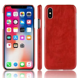 Crong Essential Cover - Etui iPhone Xs / X (czerwony) - Etui i futerały do telefonów - miniaturka - grafika 4