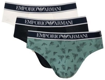 EMPORIO ARMANI UNDERWEAR ORYGINALNE SLIPY MĘSKIE 3-PACK BOX XL