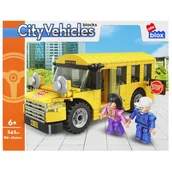 Klocki - Klocki konstrukcyjne 242 elementów City Bus alleBLOX - miniaturka - grafika 1