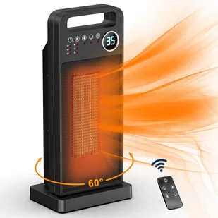 Termowentylator ceramiczny z timerem grzejnik elektryczny 2000W pilot pion - Ogrzewanie przenośne - miniaturka - grafika 1