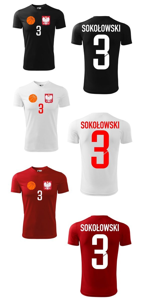Treningowa Koszulka POLAND Michał SOKOŁOWSKI 3