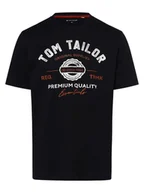 Koszulki męskie - Tom Tailor - T-shirt męski, niebieski - miniaturka - grafika 1