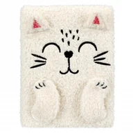 Notesy i bloczki - notes pluszowy white cat - miniaturka - grafika 1