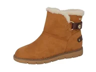 Kozaki damskie - Tom Tailor Damskie 6390310002 Modne kozaki, Camel, 37 EU, piaskowy, 37 EU - miniaturka - grafika 1