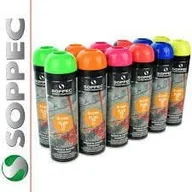 Farby zewnętrzne - Farba Geodezyjna Spray Soppec Fluo 1szt x 500ml - miniaturka - grafika 1