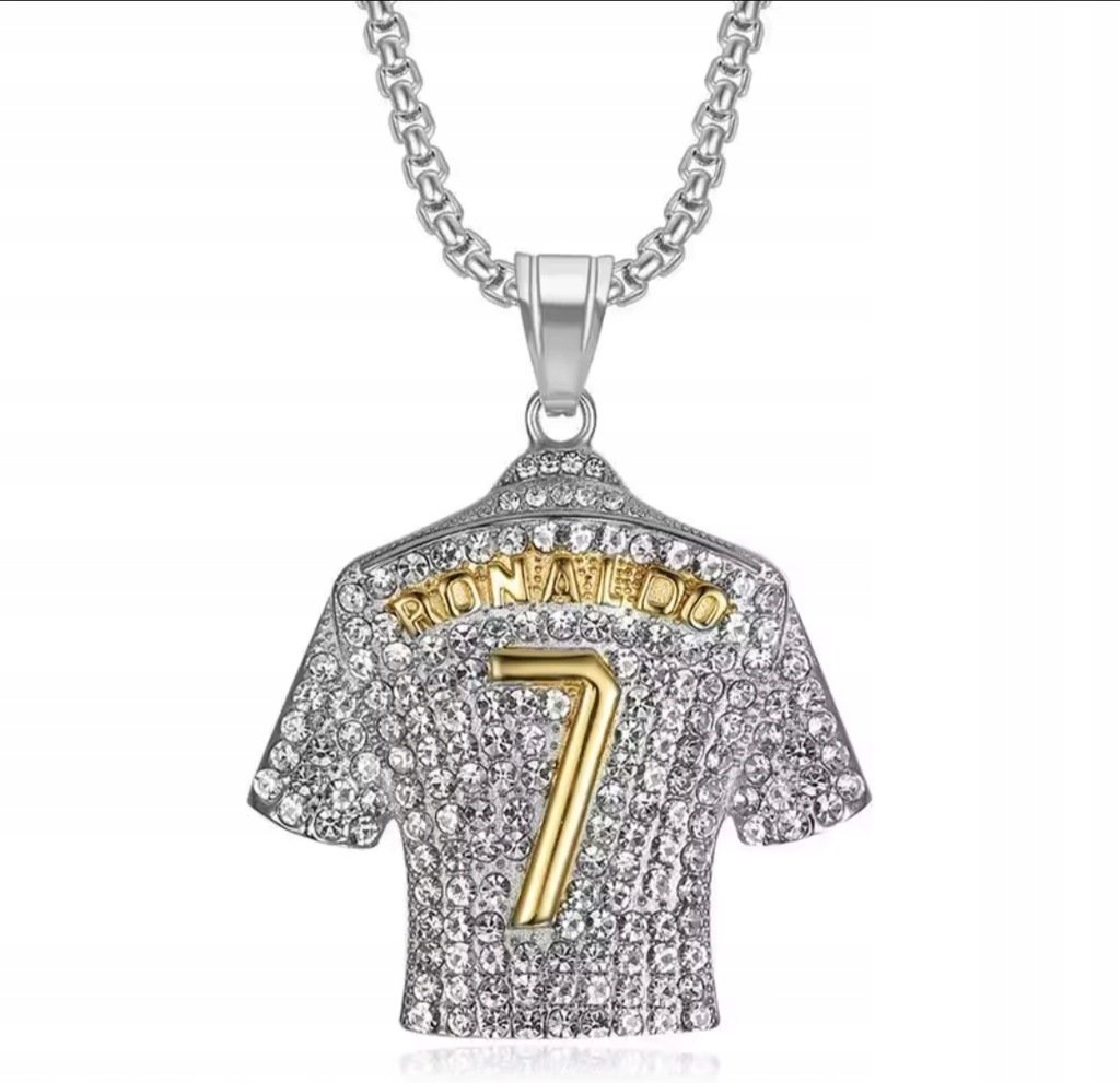 Naszyjnik wisiorek Cristiano Ronaldo koszulka CR7 prezent