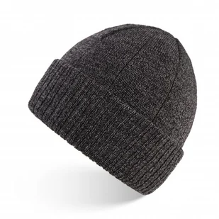 Czapka Męska Typu Beanie Szara, Zimowa Paolo Peruzzi Br-03-Gr - Czapki męskie - miniaturka - grafika 1