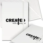 Notesy i bloczki - Notes Biały A5 Notatnik Dziennik w Linie Chrześcijańskie BÓG WIARA Wzory - miniaturka - grafika 1