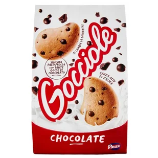 PAVESI Gocciole Chocolate - Ciastka z kawałkami czekolady 500g 6 paczek - Ciastka - miniaturka - grafika 1