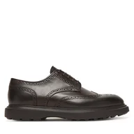 Półbuty męskie - Półbuty Polo Ralph Lauren 811974129003 Brązowy - miniaturka - grafika 1