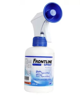 Frontline Spray na pchły i kleszcze 250ml - Artykuły przeciw pasożytom - miniaturka - grafika 1