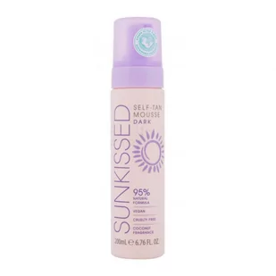 Sunkissed Sunkissed Self-Tan Mousse samoopalacz 200 ml Dark - Samoopalacze - miniaturka - grafika 1