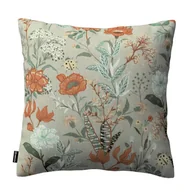 Poszewki na poduszki - Dekoria pl pl Poszewka Kinga na poduszkę kolorowe kwiaty na szarym tle 43 × 43 cm Flowers 100-143-70 - miniaturka - grafika 1