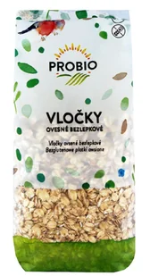 P��atki Owsiane B��yskawiczne Bezglutenowe BIO 500�� g - Probio - Płatki śniadaniowe i musli - miniaturka - grafika 1