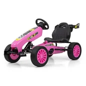 Jeździki dla dzieci - Gokart na pedały Rocket Pink - miniaturka - grafika 1