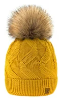 Czapki damskie - Zimowa CZAPKA CIEPŁA pompon i polar Woolk Leila - miniaturka - grafika 1