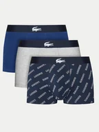 Majtki męskie - Lacoste Komplet 3 par bokserek 5H1288 Kolorowy - miniaturka - grafika 1