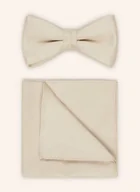 Krawaty i muchy męskie - Joop! Zestaw: Mucha Z Poszetką beige - miniaturka - grafika 1