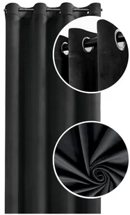 Zasłona Welurowa 140x230 Na Przelotkach Glamour - Zasłony - miniaturka - grafika 1