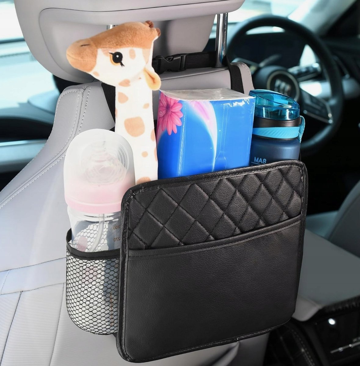 ORGANIZER NA FOTEL SAMOCHODOWY 25X25X8CM SKŁADANY WODOODPORNY ETUI ETUI