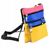 Torebki damskie - KOLOROWA SASZETKA DLA DZIECI TOREBKA NA RAMIĘ - miniaturka - grafika 1